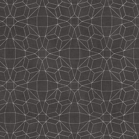 MANHATTAN COMFORT Norfolk, Vinyl Kaleidoscope In Black And Silver Wallpaper, 205 In X 33 Ft = 56 Sq Ft Norfolk